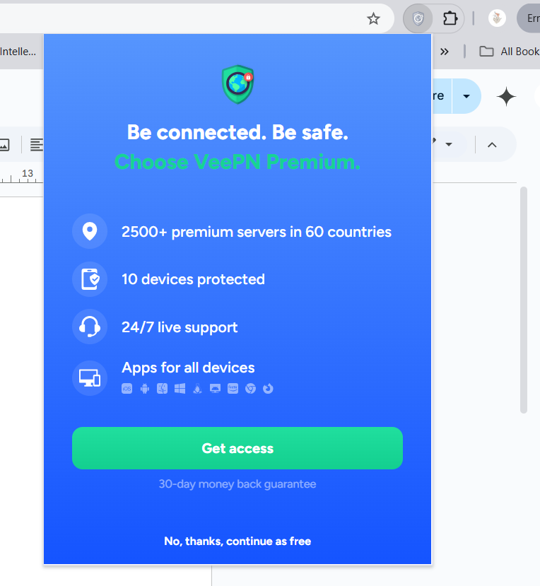 VPN Free Removal