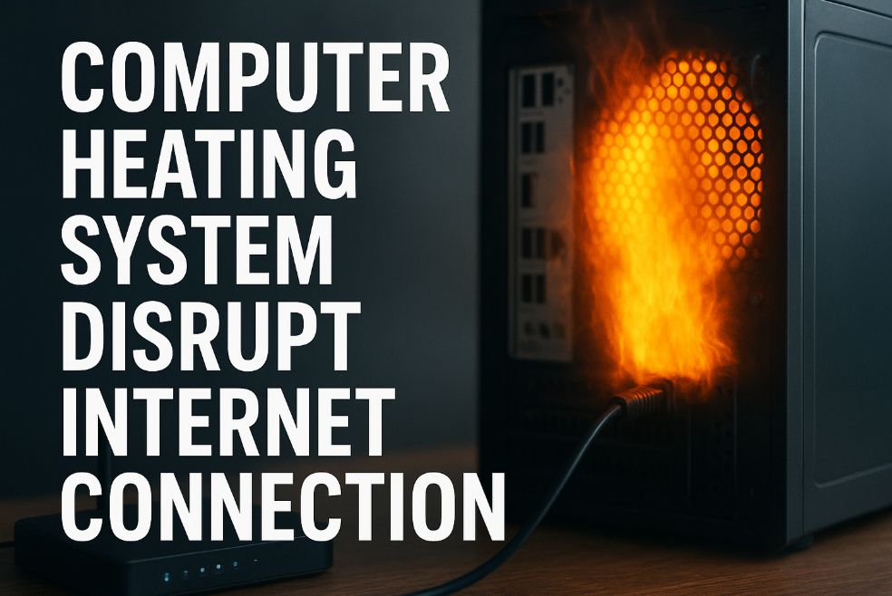 Computer Heating System Disrupt Internet Connection